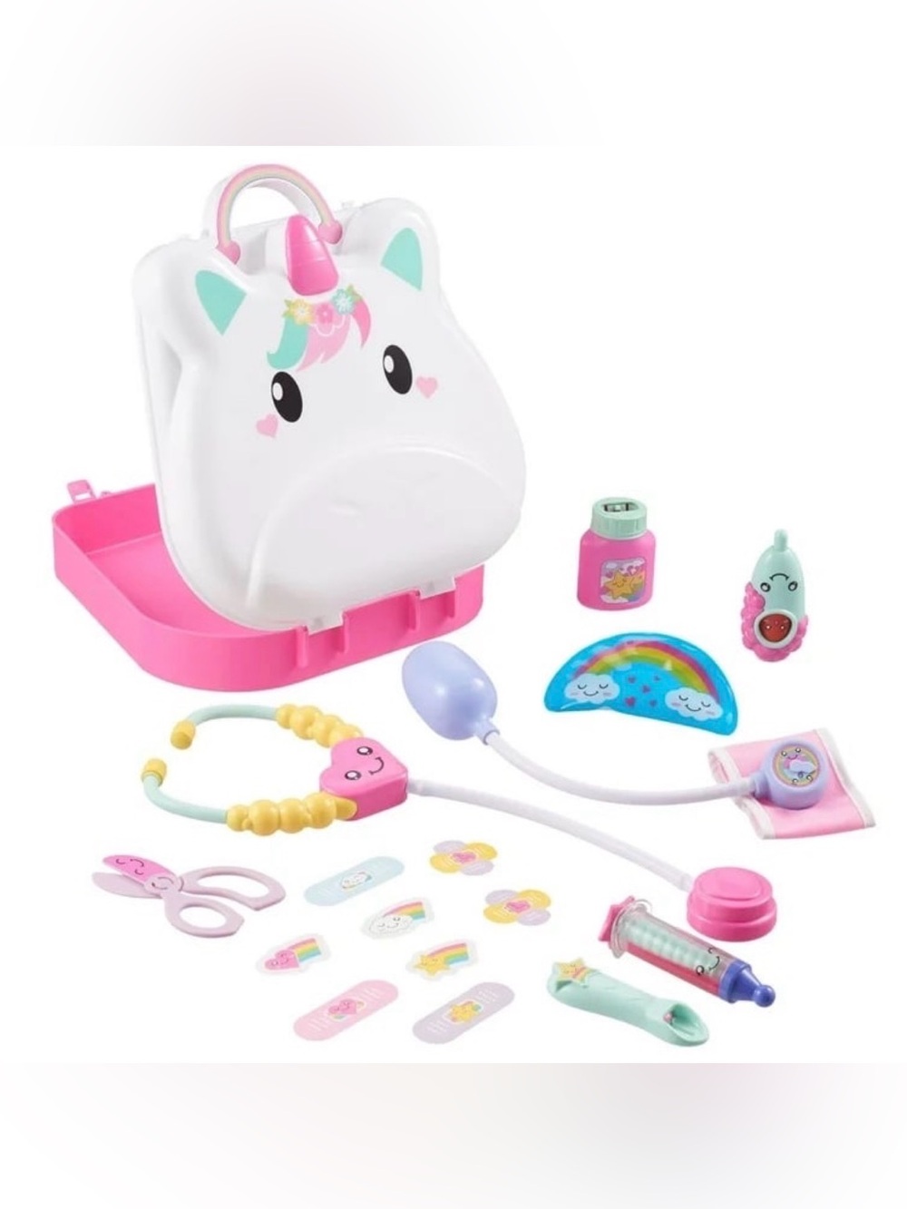 🆕 My Sweet Love 17 Piece Unicorn Doctor Play Set For Baby Dolls